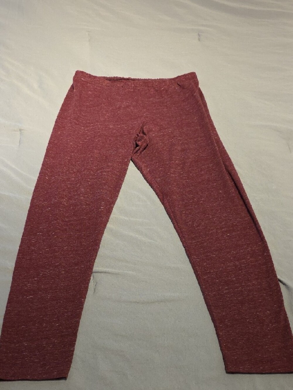 Old Navy Marled Burgundy Women's Leggings - Picture 5 of 9